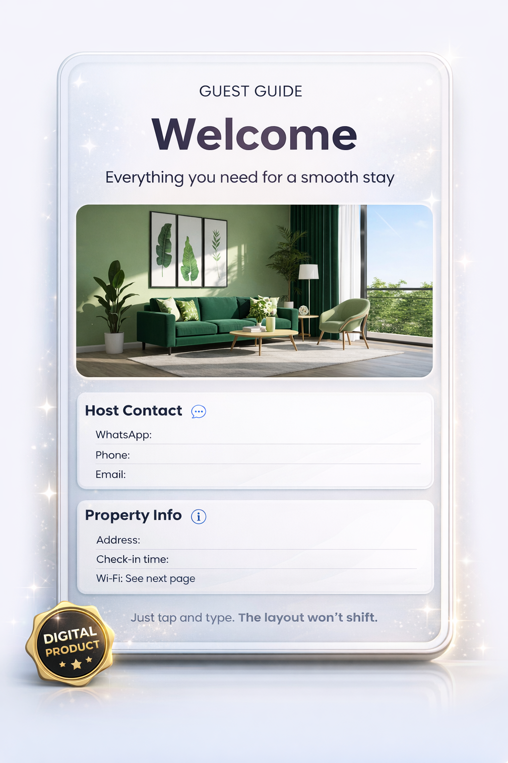Airbnb Welcome Guest Book