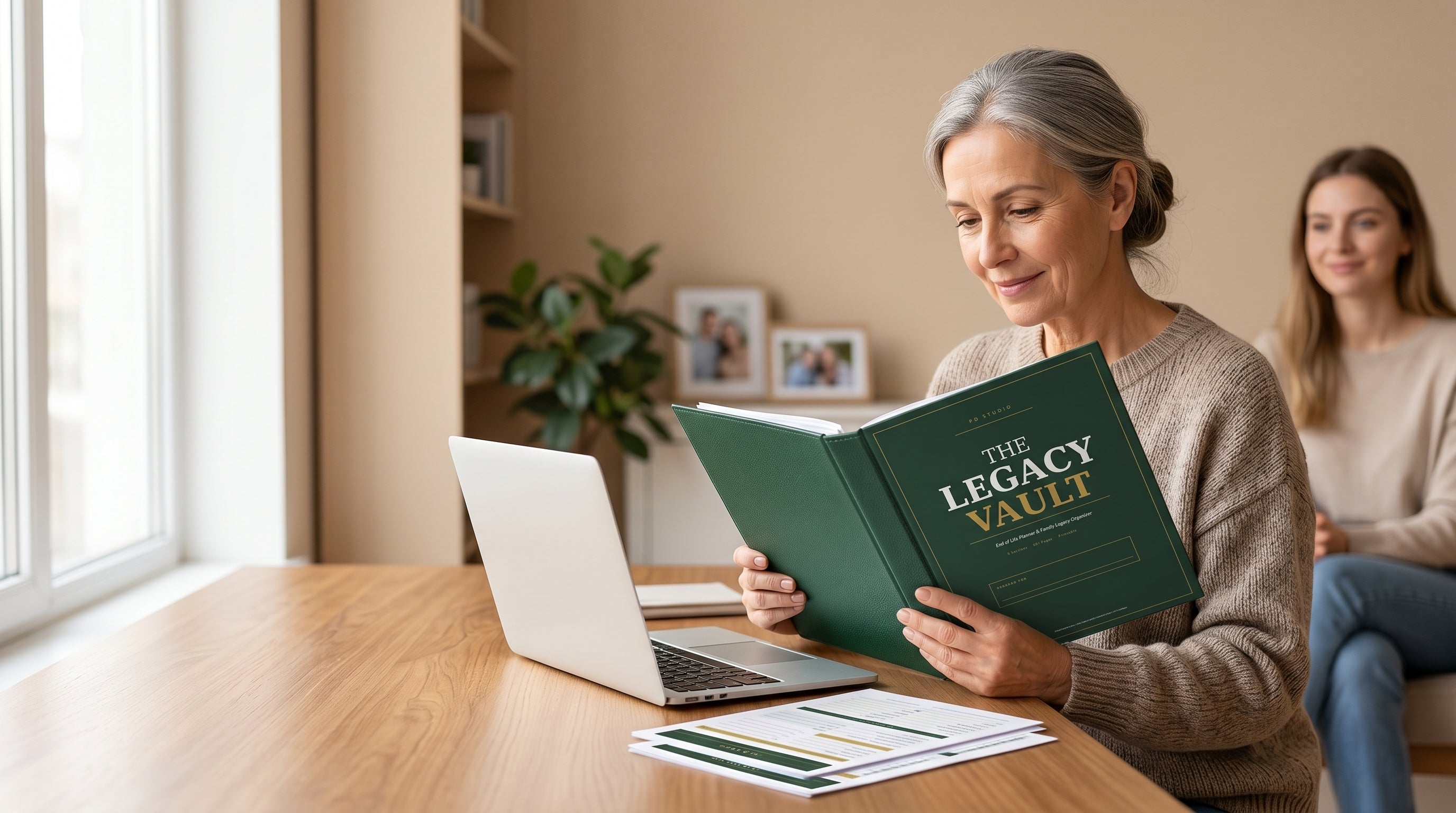 The Legacy Vault – End of Life Planner & Family Legacy Organizer