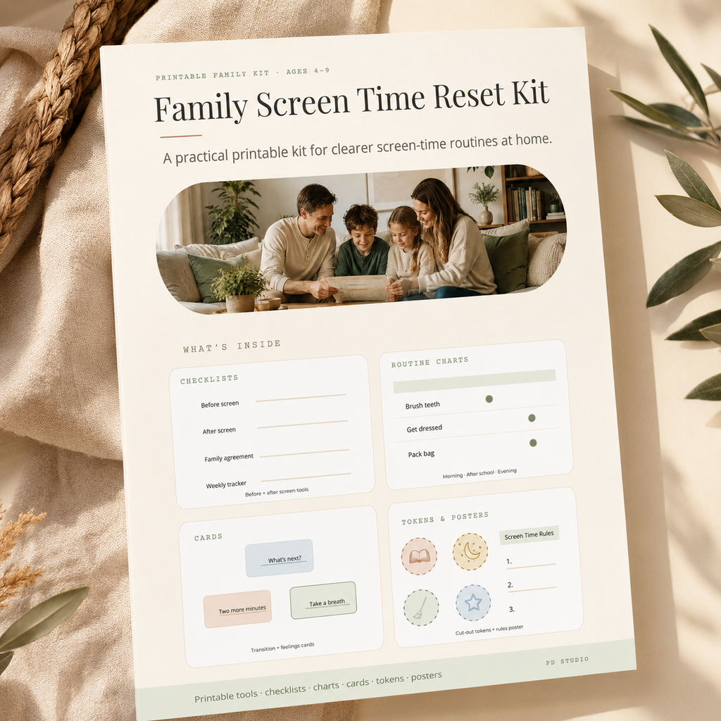 Family Screen Time Reset Kit