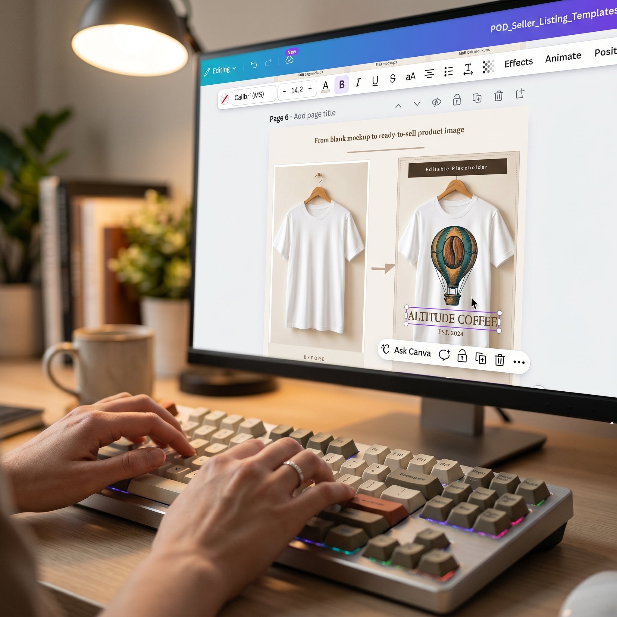 POD Seller Visual System — Complete Listing Kit