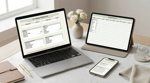 All-in-One Wedding Planning Spreadsheet for DIY Brides