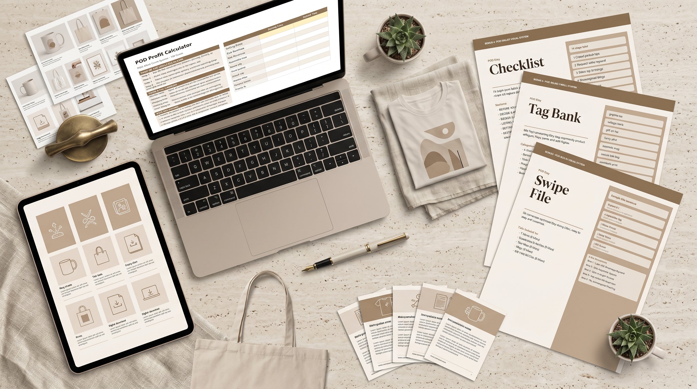 POD Seller Visual System — Complete Listing Kit