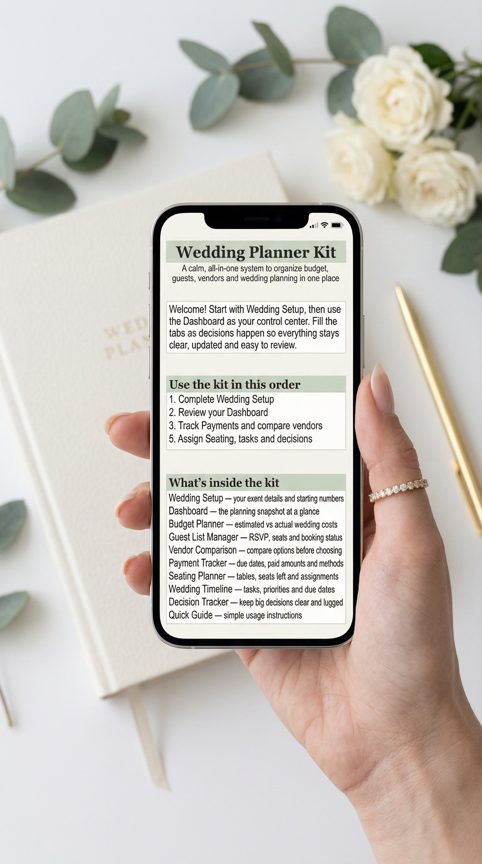 All-in-One Wedding Planning Spreadsheet for DIY Brides
