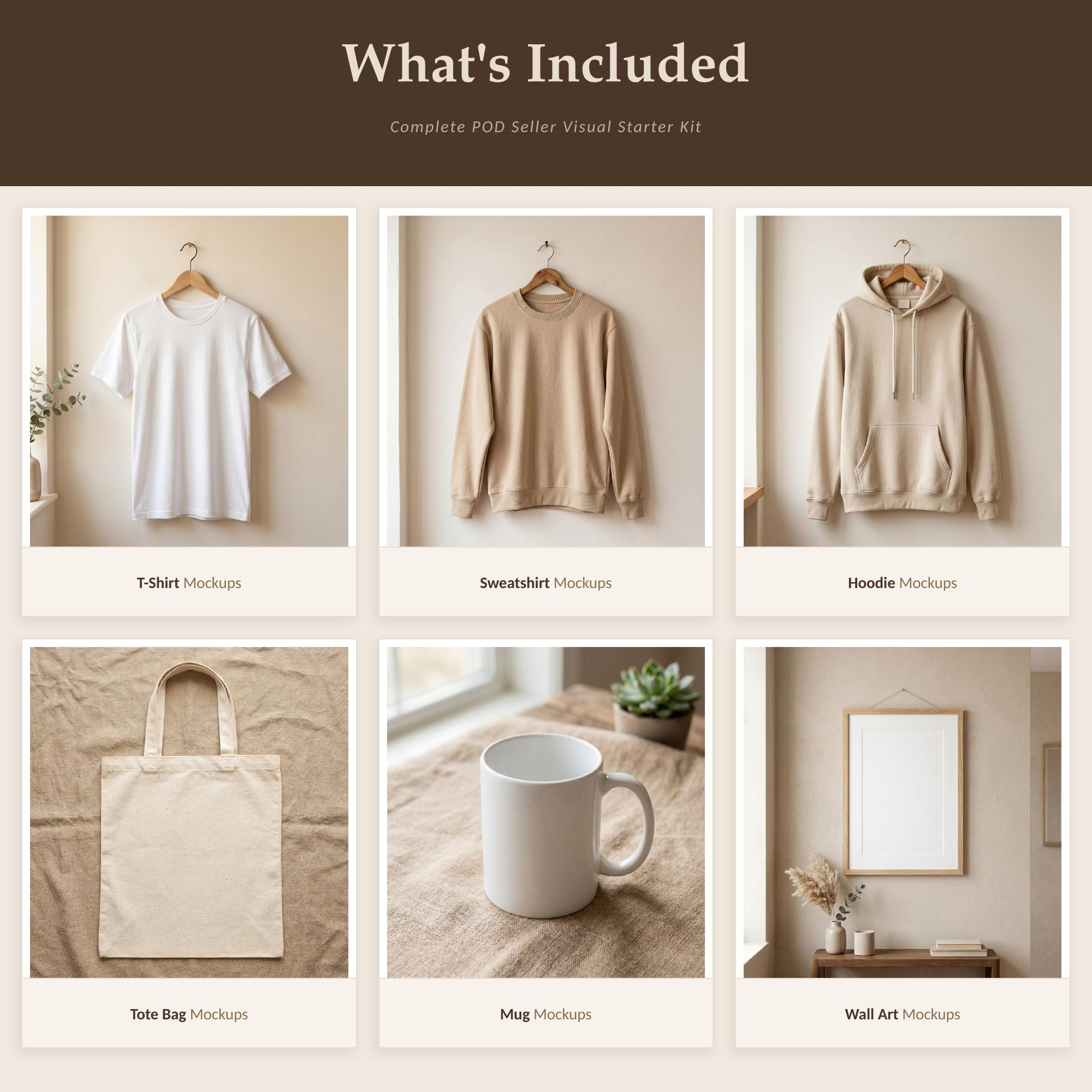 POD Seller Visual System — Complete Listing Kit
