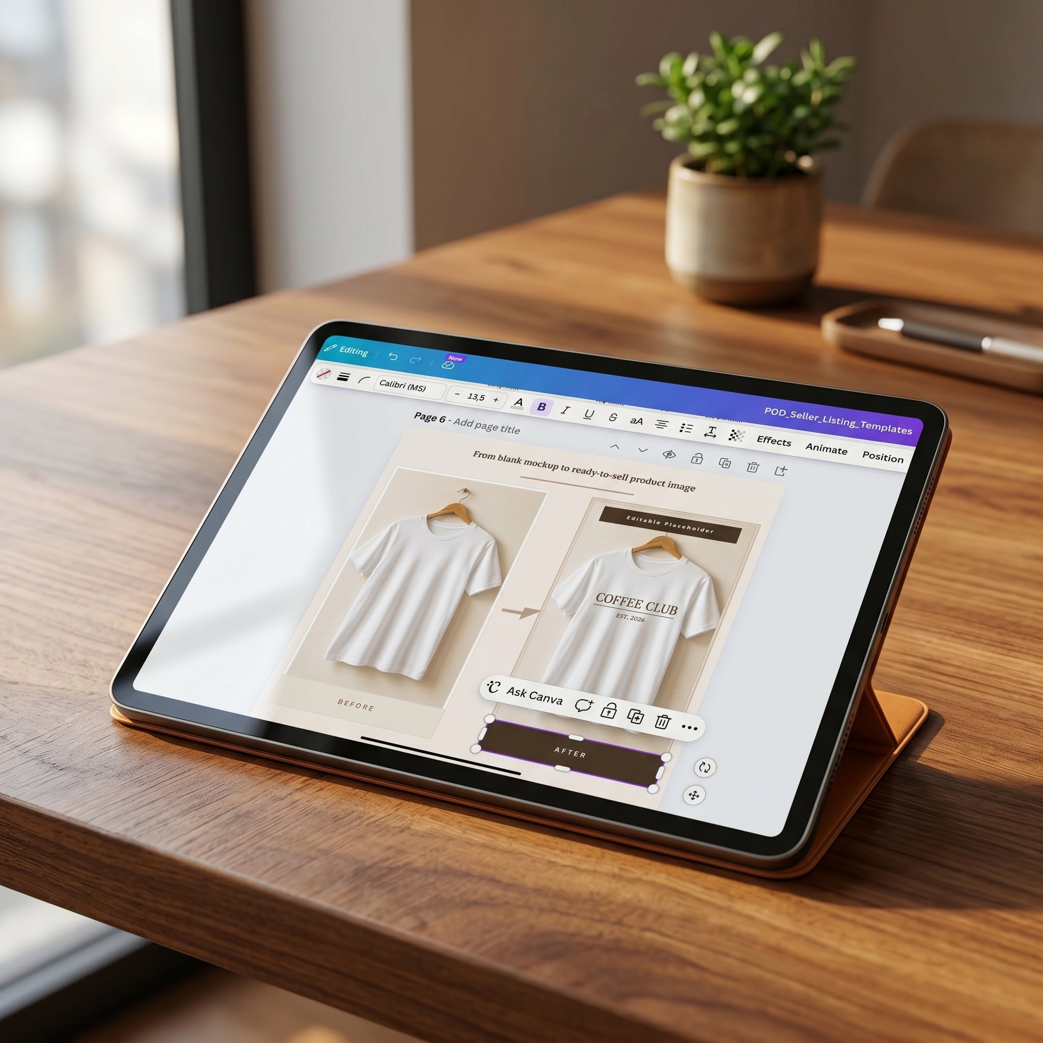 POD Seller Visual System — Complete Listing Kit