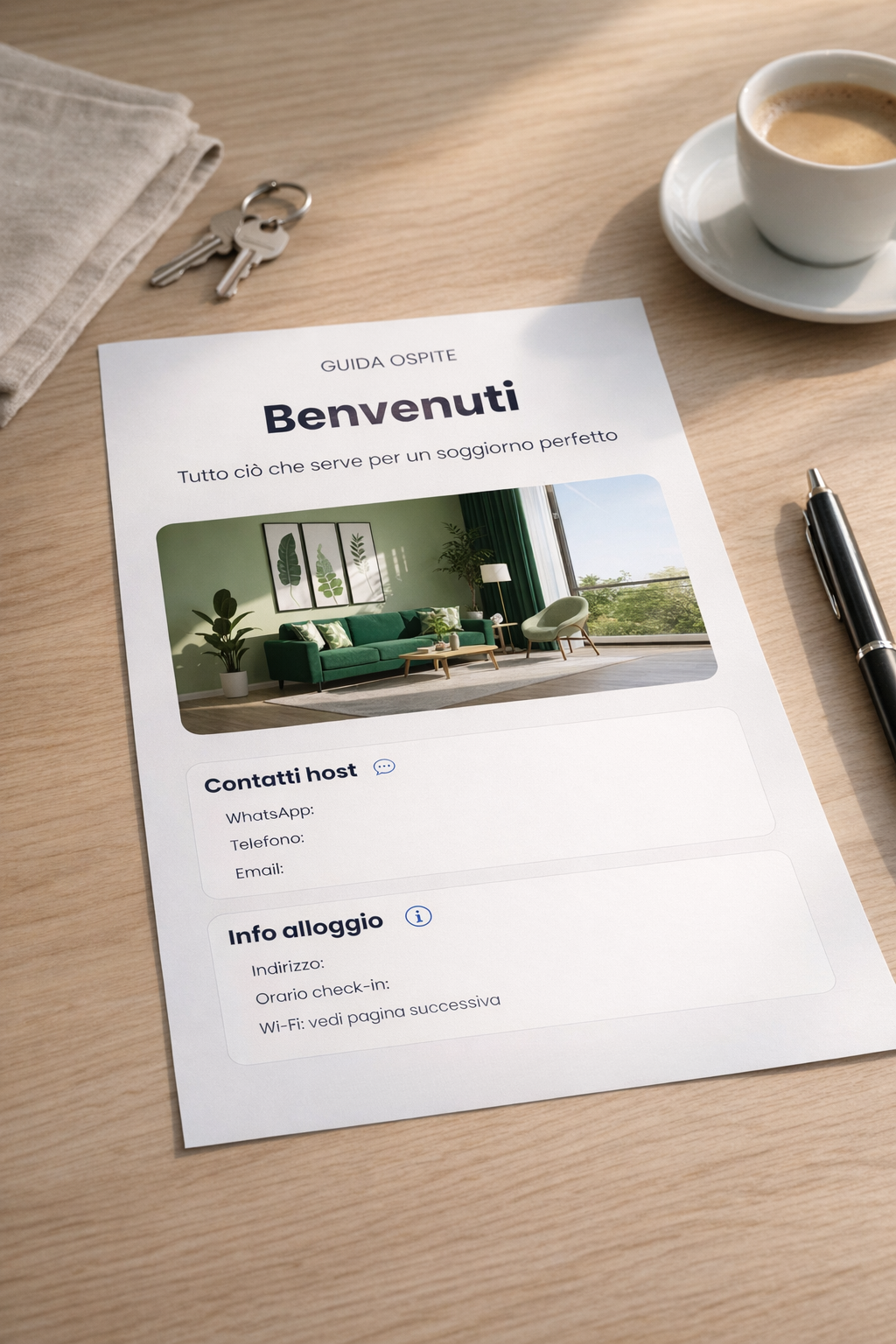 Airbnb Guida Ospite Benvenuto