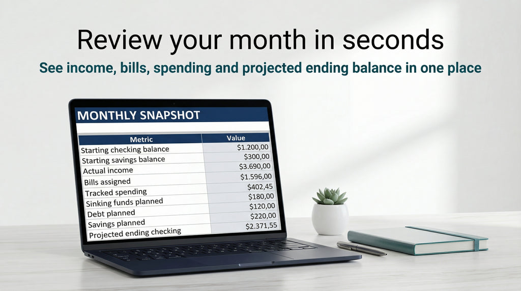 Paycheck Budget Spreadsheet