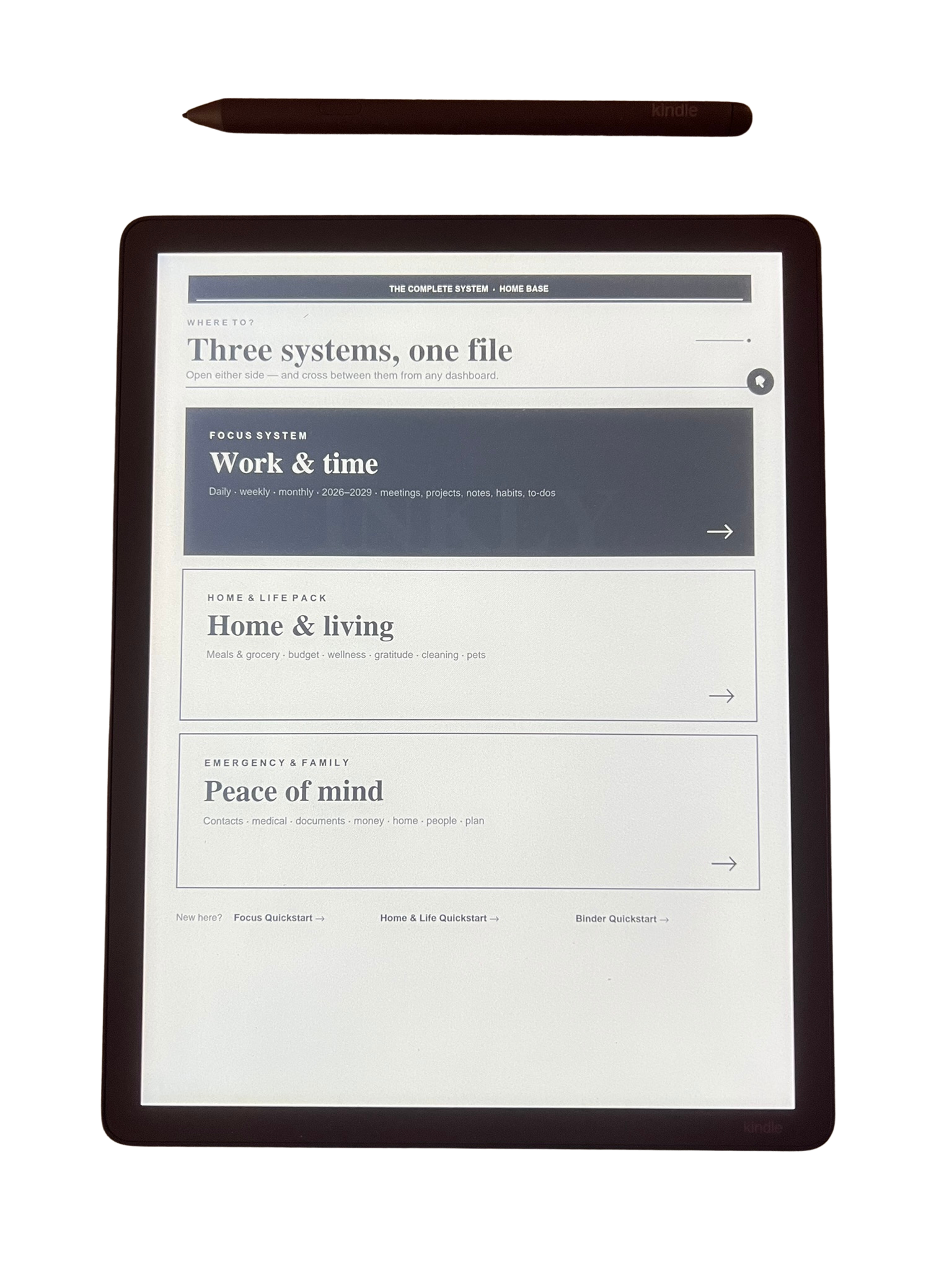INKLY Complete — All-in-One Hyperlinked Planning System