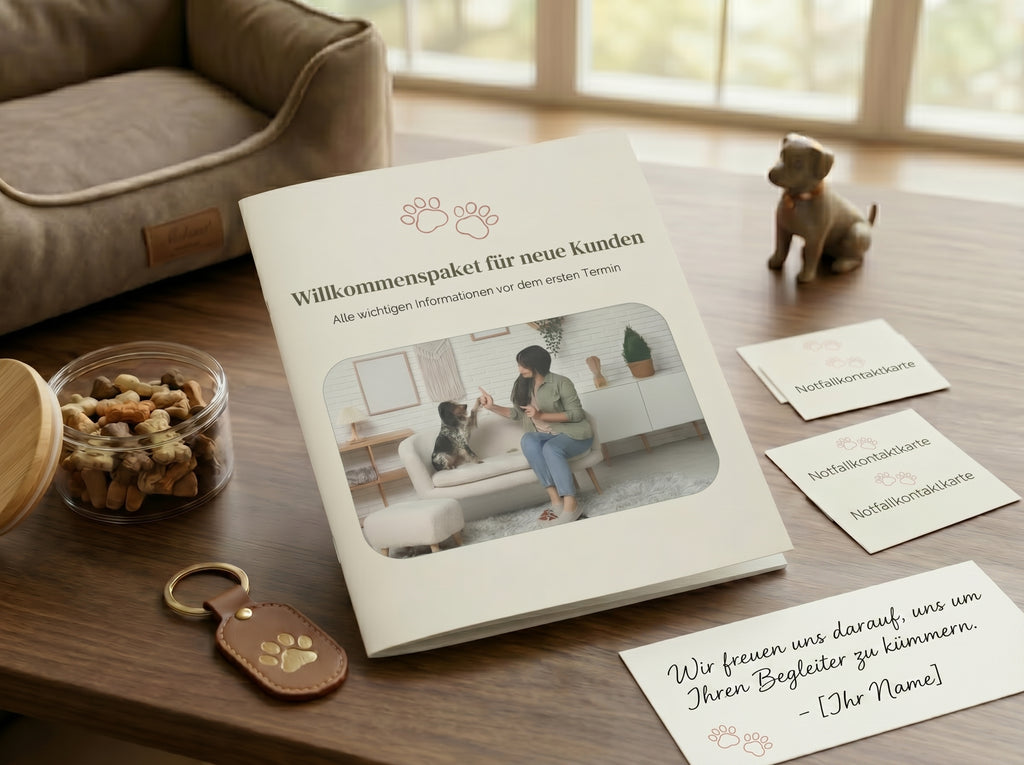 Kunden-Willkommenspaket für Pet Sitter